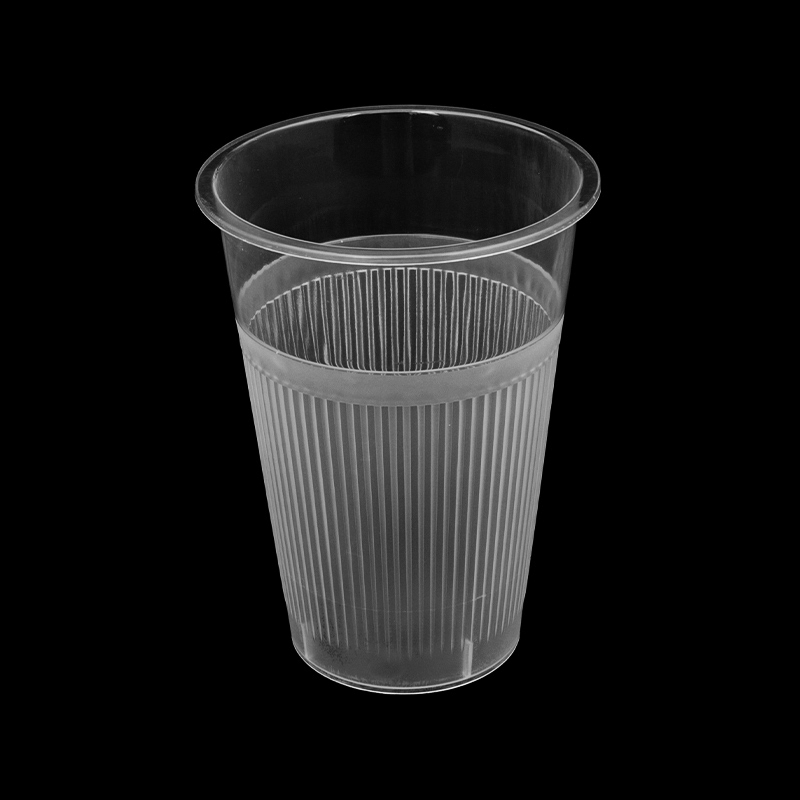 リサイクル可能な滑らかで透明な食品グレードのプラスチックカップ